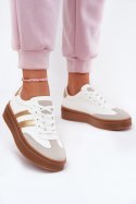 Buty Sportowe Model Elaraven 24SP26-9080 White/Gold - Step in style Step in style Buty Sportowe Model Elaraven 24SP26-9080 White/Gold - Step in style Step in style