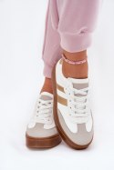 Buty Sportowe Model Elaraven 24SP26-9080 White/Gold - Step in style Step in style Buty Sportowe Model Elaraven 24SP26-9080 White/Gold - Step in style Step in style
