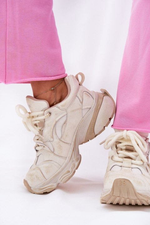 Buty Sportowe Model Goe RR2N4037 Beige - Step in style Step in style Buty Sportowe Model Goe RR2N4037 Beige - Step in style Step in style