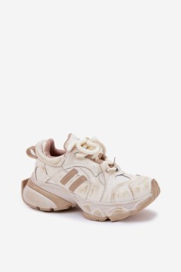 Buty Sportowe Model Goe RR2N4037 Beige - Step in style Step in style