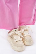 Buty Sportowe Model Goe RR2N4043 Beige - Step in style Step in style Buty Sportowe Model Goe RR2N4043 Beige - Step in style Step in style
