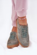 Buty Sportowe Model Paliana 25SP18-8430 Green - Step in style Step in style Buty Sportowe Model Paliana 25SP18-8430 Green - Step in style Step in style