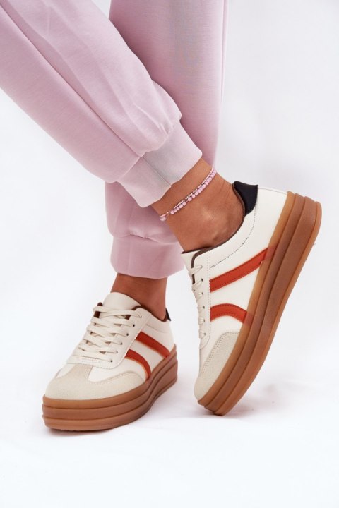 Buty Sportowe Model Tolianna 25SP26-9087 Beige - Step in style Step in style Buty Sportowe Model Tolianna 25SP26-9087 Beige - Step in style Step in style