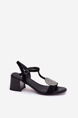 Sandały Model DA JC51-842 Black - Step in style Step in style