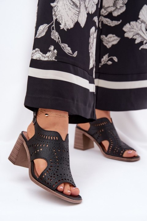 Sandały Model Tosine RMR24125-1 Black - Step in style Step in style Sandały Model Tosine RMR24125-1 Black - Step in style Step in style