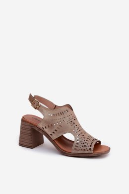 Sandały Model Tosine RMR24125-1 Gold - Step in style Step in style