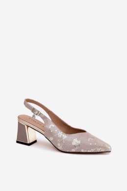 Sandały Model Vinceza 66733 Gold/Silver - Step in style Step in style