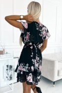 Sukienka Model Patrizia 468-2 Black/Rose - Numoco Numoco Sukienka Model Patrizia 468-2 Black/Rose - Numoco Numoco