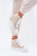 Trampki Model Laviriona PC2805 Beige - Step in style Step in style Trampki Model Laviriona PC2805 Beige - Step in style Step in style