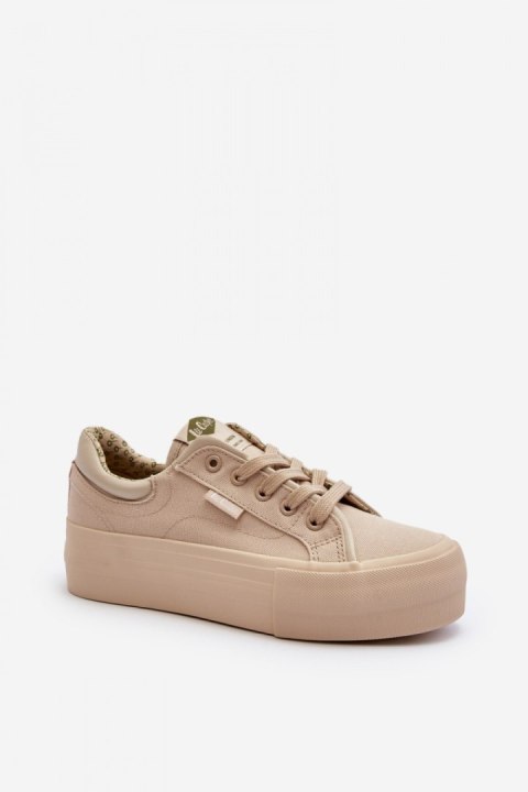 Trampki Model Lee Cooper LCW-24-31-2181 Beige - Step in style Step in style Trampki Model Lee Cooper LCW-24-31-2181 Beige - Step in style Step in style