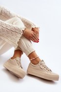 Trampki Model Lee Cooper LCW-24-31-2181 Beige - Step in style Step in style Trampki Model Lee Cooper LCW-24-31-2181 Beige - Step in style Step in style