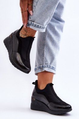 Buty Sportowe Model Farro 21PB35-4000 Black - Step in style Step in style