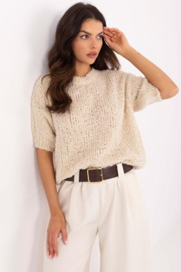 Sweter Damski Model MI-SW-2701.23 Beige - Italy Moda Italy Moda