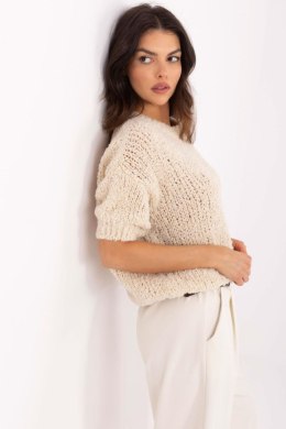 Sweter Damski Model MI-SW-2701.23 Beige - Italy Moda Italy Moda