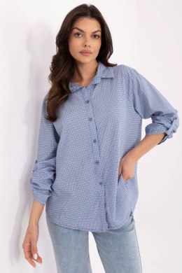 Koszula Damska Model MO-KS-1803.89 Dark Blue - Italy Moda Italy Moda