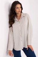 Koszula Damska Model MO-KS-1803.89 White/Beige - Italy Moda Italy Moda Koszula Damska Model MO-KS-1803.89 White/Beige - Italy Moda Italy Moda