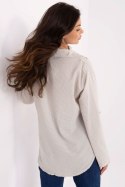 Koszula Damska Model MO-KS-1803.89 White/Beige - Italy Moda Italy Moda Koszula Damska Model MO-KS-1803.89 White/Beige - Italy Moda Italy Moda