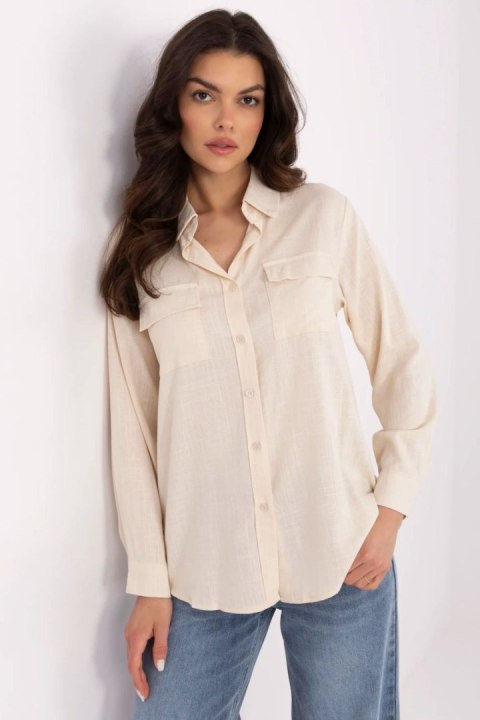 Koszula Damska Model NM-KS-JK62612.82 Beige - NM NM