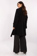 Płaszcz Damski Model MO-PL-5209.87 Black - Italy Moda Italy Moda Płaszcz Damski Model MO-PL-5209.87 Black - Italy Moda Italy Moda