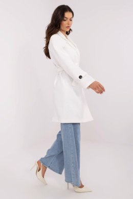 Płaszcz Damski Model MO-PL-5209.87 Ecru - Italy Moda Italy Moda