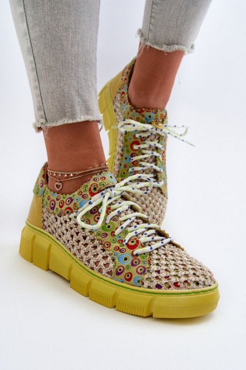 Półbuty Model Maciejka 05850-09 Limonka - Step in style Step in style Półbuty Model Maciejka 05850-09 Limonka - Step in style Step in style