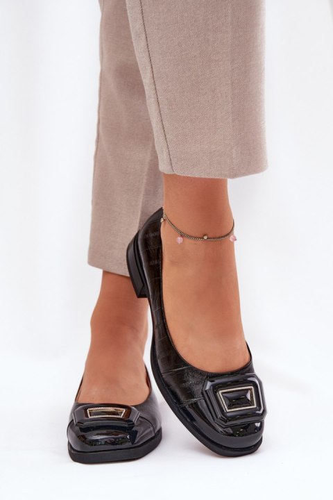 Baleriny Model DA MK51-059 Black - Step in style Step in style Baleriny Model DA MK51-059 Black - Step in style Step in style