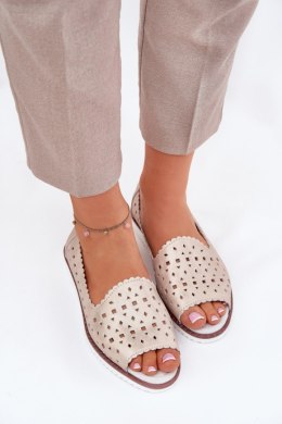 Baleriny Model S.Barski LR51-922 Beige - Step in style Step in style