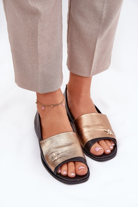 Baleriny Model Zazoo 1865 Gold/Black - Step in style Step in style Baleriny Model Zazoo 1865 Gold/Black - Step in style Step in style