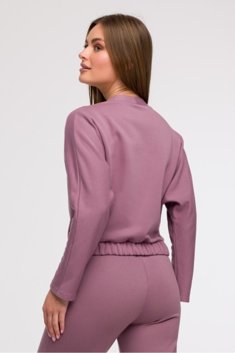 Bluza Damska Model B292 Wrzos - BeWear BeWear Bluza Damska Model B292 Wrzos - BeWear BeWear