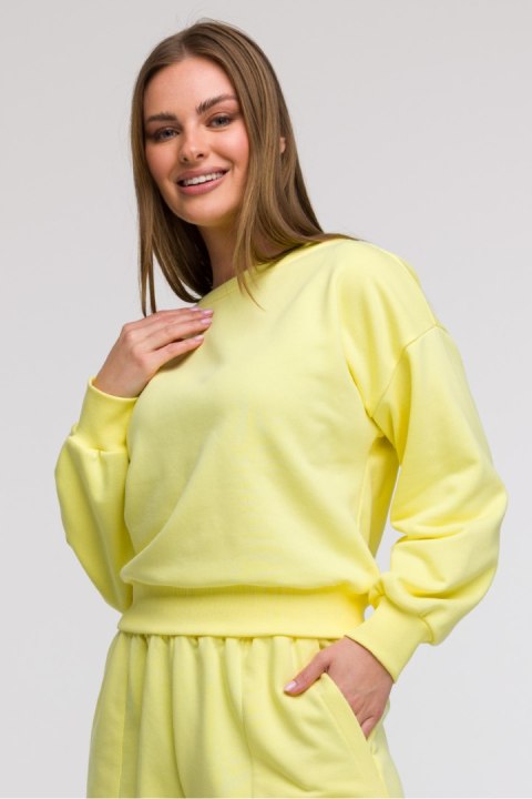 Bluza Damska Model B293 Cytryna - BeWear BeWear Bluza Damska Model B293 Cytryna - BeWear BeWear