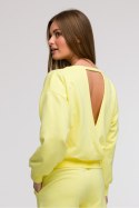 Bluza Damska Model B293 Cytryna - BeWear BeWear Bluza Damska Model B293 Cytryna - BeWear BeWear