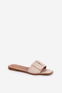 Sandał Klapki Model Bamma RH18 Beige - Step in style Step in style Sandał Klapki Model Bamma RH18 Beige - Step in style Step in style
