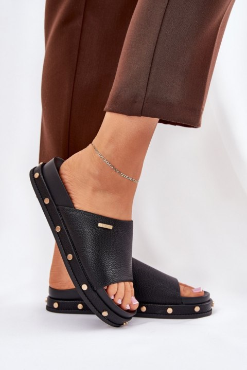 Sandał Klapki Model Big Star RR274214 Black - Step in style Step in style Sandał Klapki Model Big Star RR274214 Black - Step in style Step in style