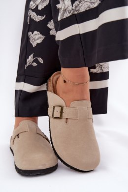 Sandał Klapki Model Big Star RR274A385 Beige - Step in style Step in style
