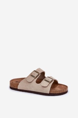 Sandał Klapki Model Big Star RR274A391 Beige - Step in style Step in style