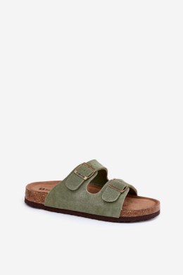 Sandał Klapki Model Big Star RR274A393 Green - Step in style Step in style