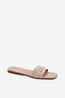 Sandał Klapki Model Zilina N75-60 Beige - Step in style Step in style