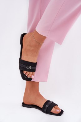 Sandał Klapki Model Zilina N75-60 Black - Step in style Step in style