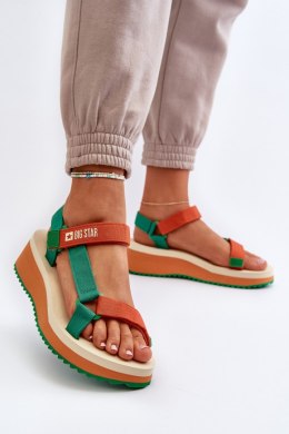 Sandały Model Big Star NN274A053 Green/Orange - Step in style Step in style