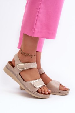 Sandały Model Risanni 22SD98-4562 Beige - Step in style Step in style