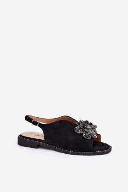 Sandały Model S.Barski KV27-001 Black - Step in style Step in style