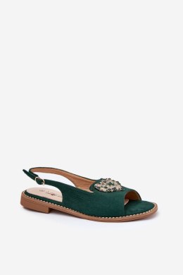 Sandały Model S.Barski KV27-018 Green - Step in style Step in style