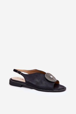 Sandały Model S.Barski KV51-012 Black - Step in style Step in style