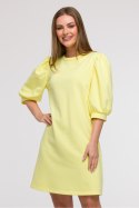Sukienka Model B291 Cytryna - BeWear BeWear Sukienka Model B291 Cytryna - BeWear BeWear