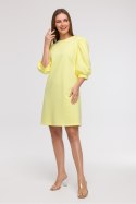 Sukienka Model B291 Cytryna - BeWear BeWear Sukienka Model B291 Cytryna - BeWear BeWear