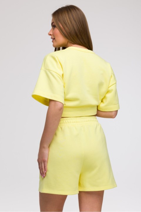 Szorty Damskie Model B295 Cytryna - BeWear BeWear Szorty Damskie Model B295 Cytryna - BeWear BeWear
