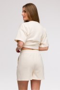 Szorty Damskie Model B295 Wanilia - BeWear BeWear Szorty Damskie Model B295 Wanilia - BeWear BeWear