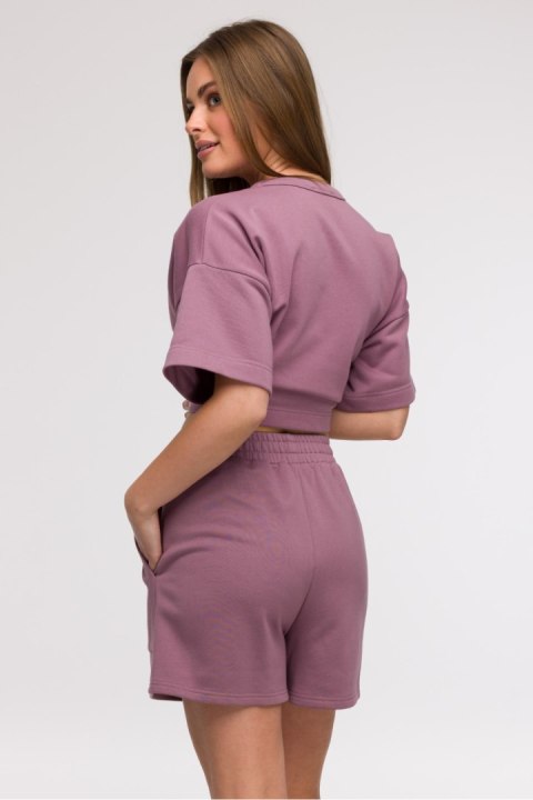 Szorty Damskie Model B295 Wrzos - BeWear BeWear Szorty Damskie Model B295 Wrzos - BeWear BeWear