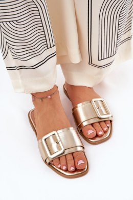 Sandał Klapki Model Bamma RH10 Gold - Step in style Step in style