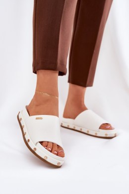 Sandał Klapki Model Big Star RR274216 White - Step in style Step in style